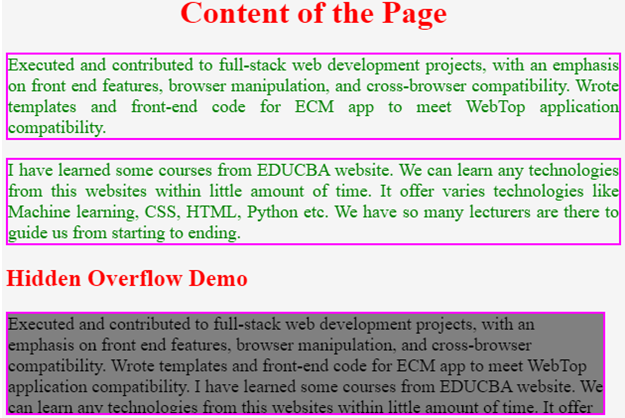 overflow error definition