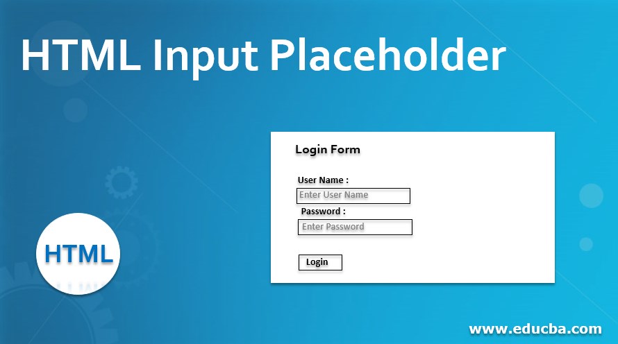 HTML Input Placeholder Learn The Examples Of HTML Input Placeholder