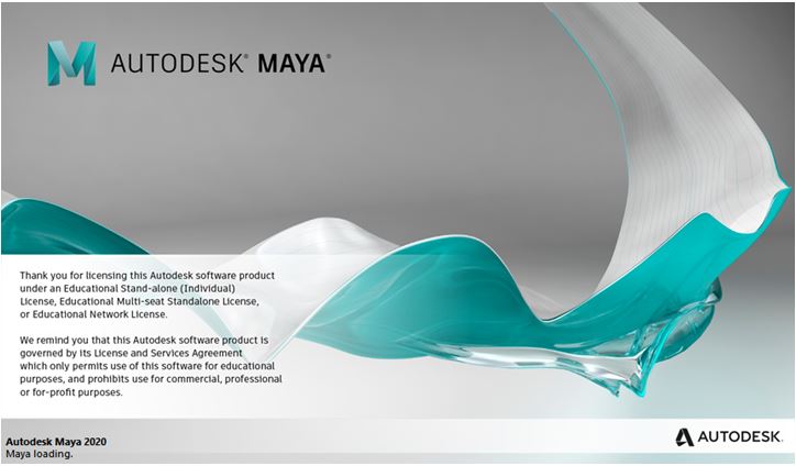 Как активировать autodesk maya 2020