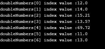 Java Array Iterator Example 3