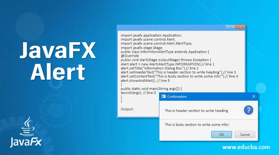JavaFX Alert