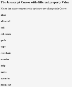 JavaScript Cursor | How Do We Use JavaScript Cursor?