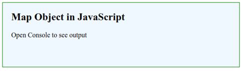 JavaScript Map Object 3