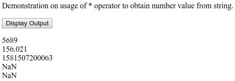Multiplication Operator Example 4