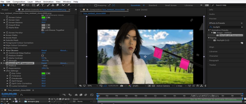 after effects keylight 1.2 download