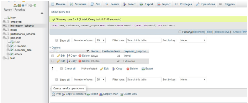 MySQL Subquery output 1.2