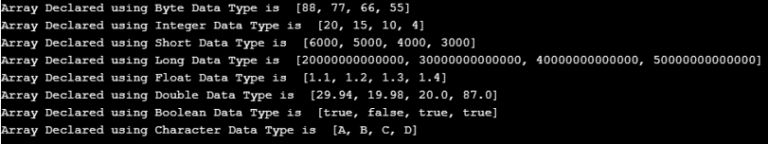Non-Primitive Data Types in java | Types along with Examples and Syntax