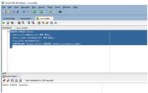 constraint sql execute