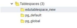 PostgreSQL Tablespaces 3