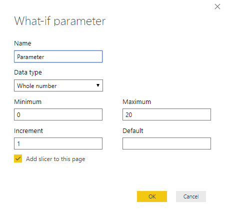 Power BI Parameters Example 