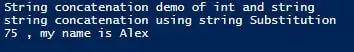 PowerShell Concatenate String Example 2.3