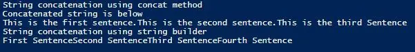 PowerShell Concatenate String Example 6