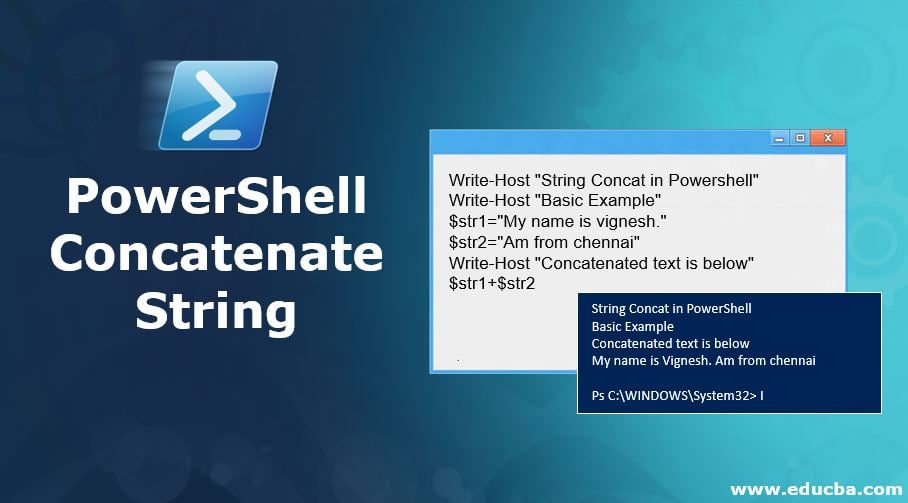 PowerShell Concatenate String