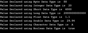 Primitive Data Types in Java | Two Types with Examples to Implement