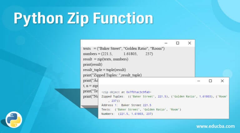 Python Zip Function | Syntax | Example to Implement