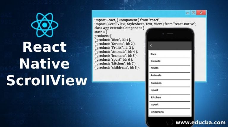 React Native ScrollView | Attributes & Examples of React Native ScrollView