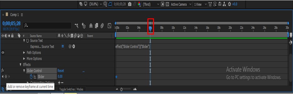 slider control after effects download