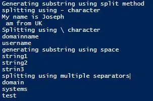 Split Function