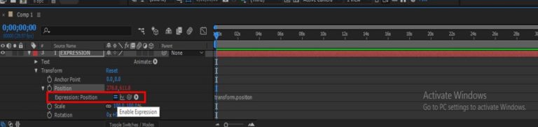 after effects wiggle expression loop