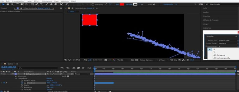 after effects wiggle expression variable
