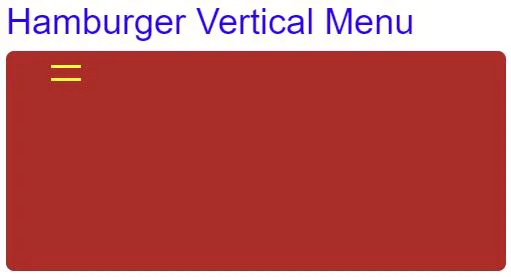 hamburger menu in javascript 3