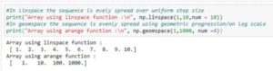 numpy.linspace() | A Quick Glance of numpy.linspace() with Examples