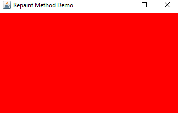 repaint in Java Example 1