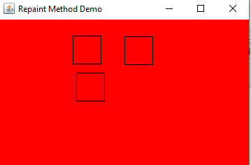 repaint in Java Example 1