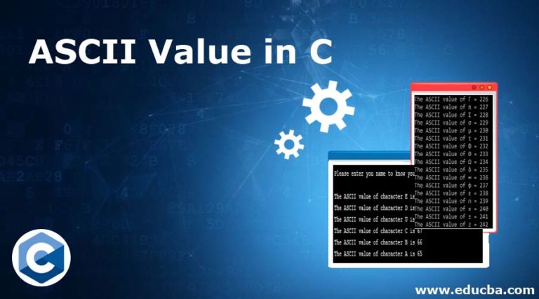 ASCII Value in C | How Does ASCII Value Represented Internally in C?
