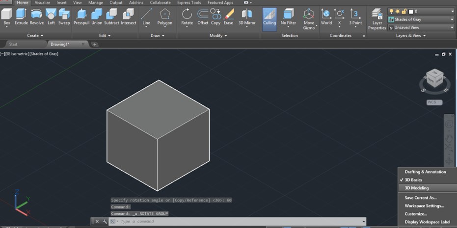 rotate drawing in viewport autocad