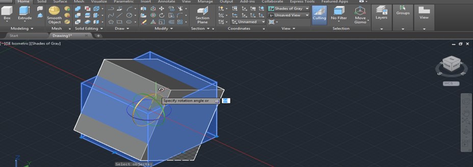 AutoCAD 3D Rotate AutoCAD Commands For Modifying Drawing Shapes