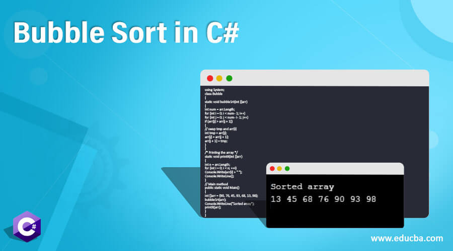 Bubble sort program in C with explanation - Quescol