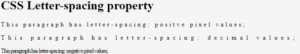 CSS Letter Spacing | Complete Guide to How Does it works with Examples