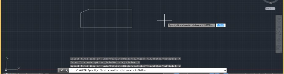 Chamfer in AutoCAD - 14