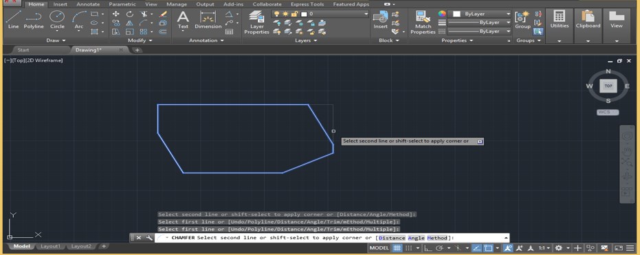 Как сделать фаску в sketchup