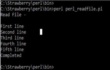 File Handling in Perl Example 2
