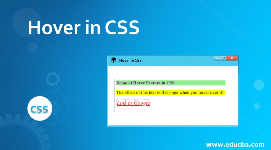 Hover in CSS