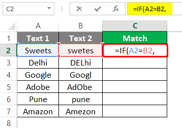 How to Compare Two Columns in Excel (for matches & differences)