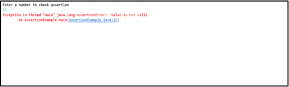 Java Assertion - 6