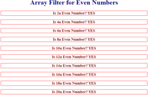 JavaScript Array Filter | How Array Filter work in JavaScript with Examples