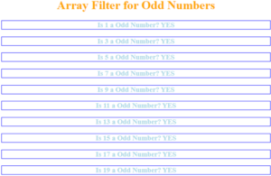 JavaScript Array Filter | How Array Filter work in JavaScript with Examples