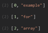 JavaScript Entries() Example 3