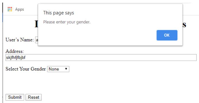 enter your gender