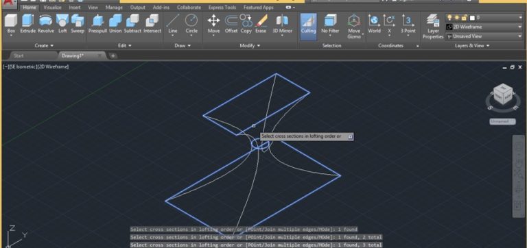 Loft In Autocad 