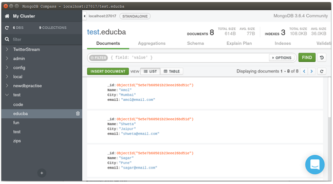 MongoDB Administration Example 2