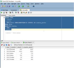 Oracle Window Functions | Examples of Oracle Window Functions