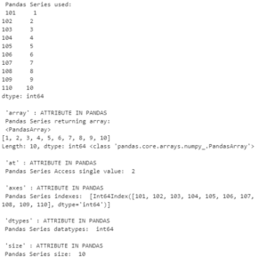 Pandas Series | How to create Pandas Series using various inputs?