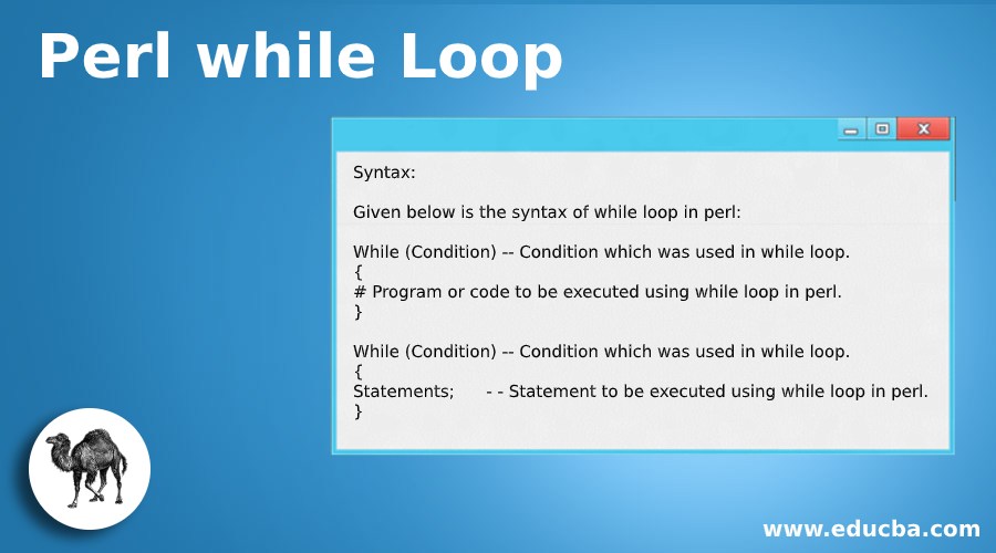 Perl while Loop