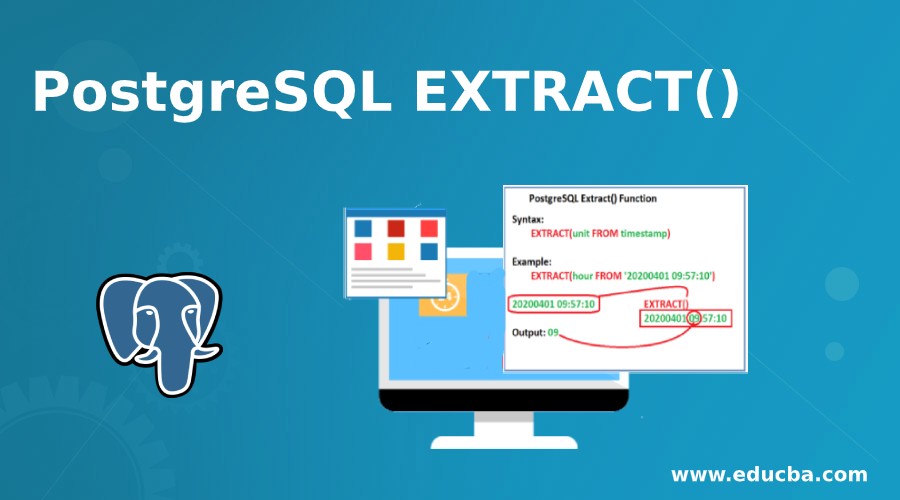 PostgreSQL EXTRACT()