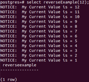 postgresql for loop insert